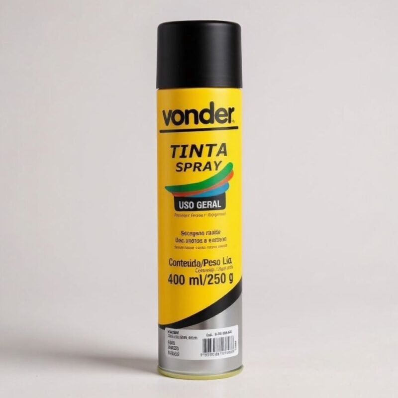 TINTA PRETO FOSCO SPRAY VONDER 400ML