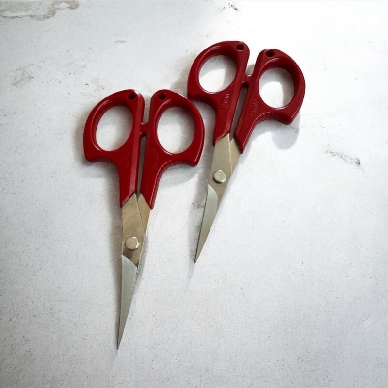 TESOURA REFILAR PIN VERMELHA CURVA