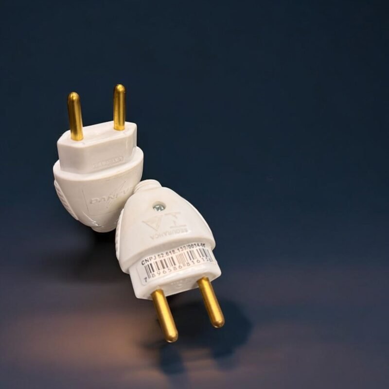 TOMADA PINO MACHO 2 PINOS 20A