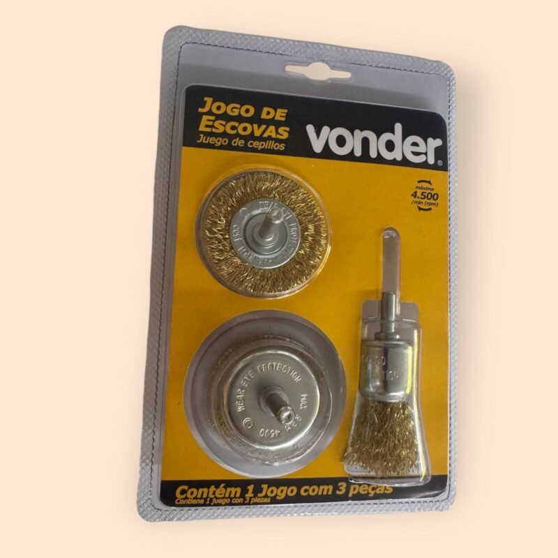 JOGO DE ESCOVAS VONDER